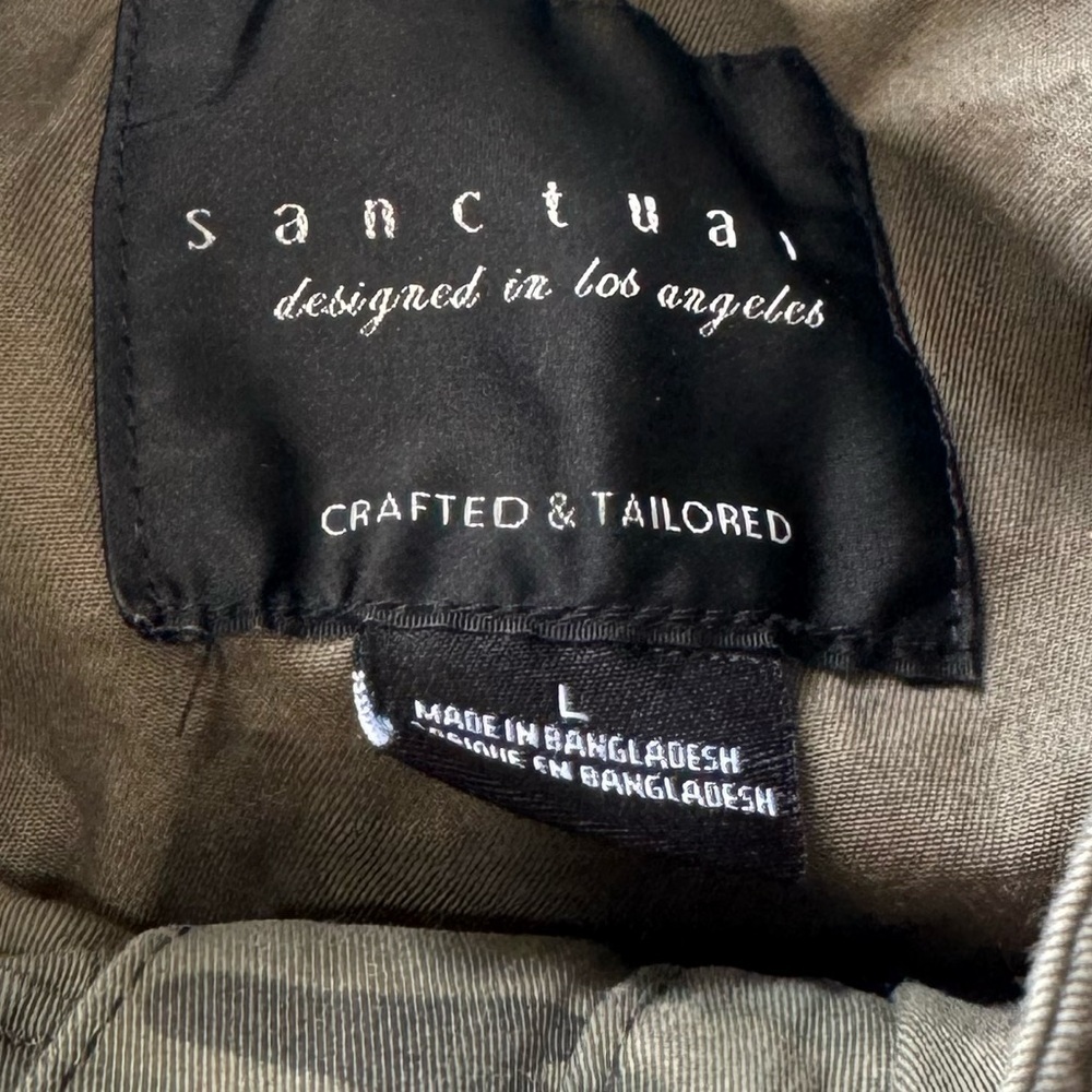 Sanctuary Camouflage Military Jacket Women's L - Picture 7 of 7